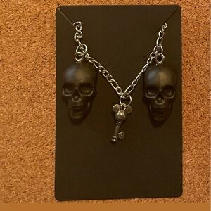 Black Skull Chain Bracelet